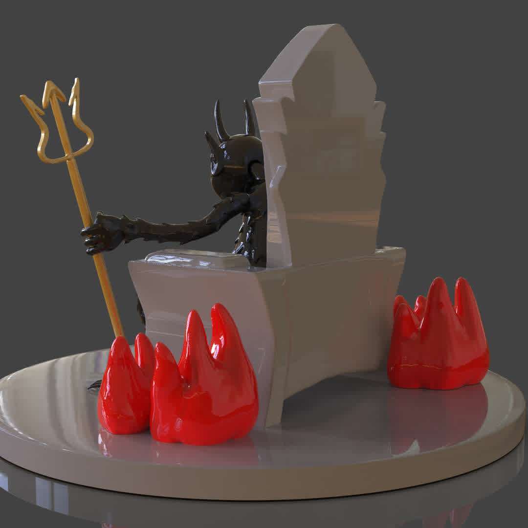 Cuphead The Devil Sculpture - A sculpture of The Devil from the video game Cuphead ready for 3d print I separate the parts for easy 3d print I included the OBJ, STL files if you need 3D game assets or stl files I can do commission works.

 - The best files for 3D printing in the world. Stl models divided into parts to facilitate 3D printing. All kinds of characters, decoration, cosplay, prosthetics, pieces. Quality in 3D printing. Affordable 3D models. Low cost. Collective purchases of 3D files.