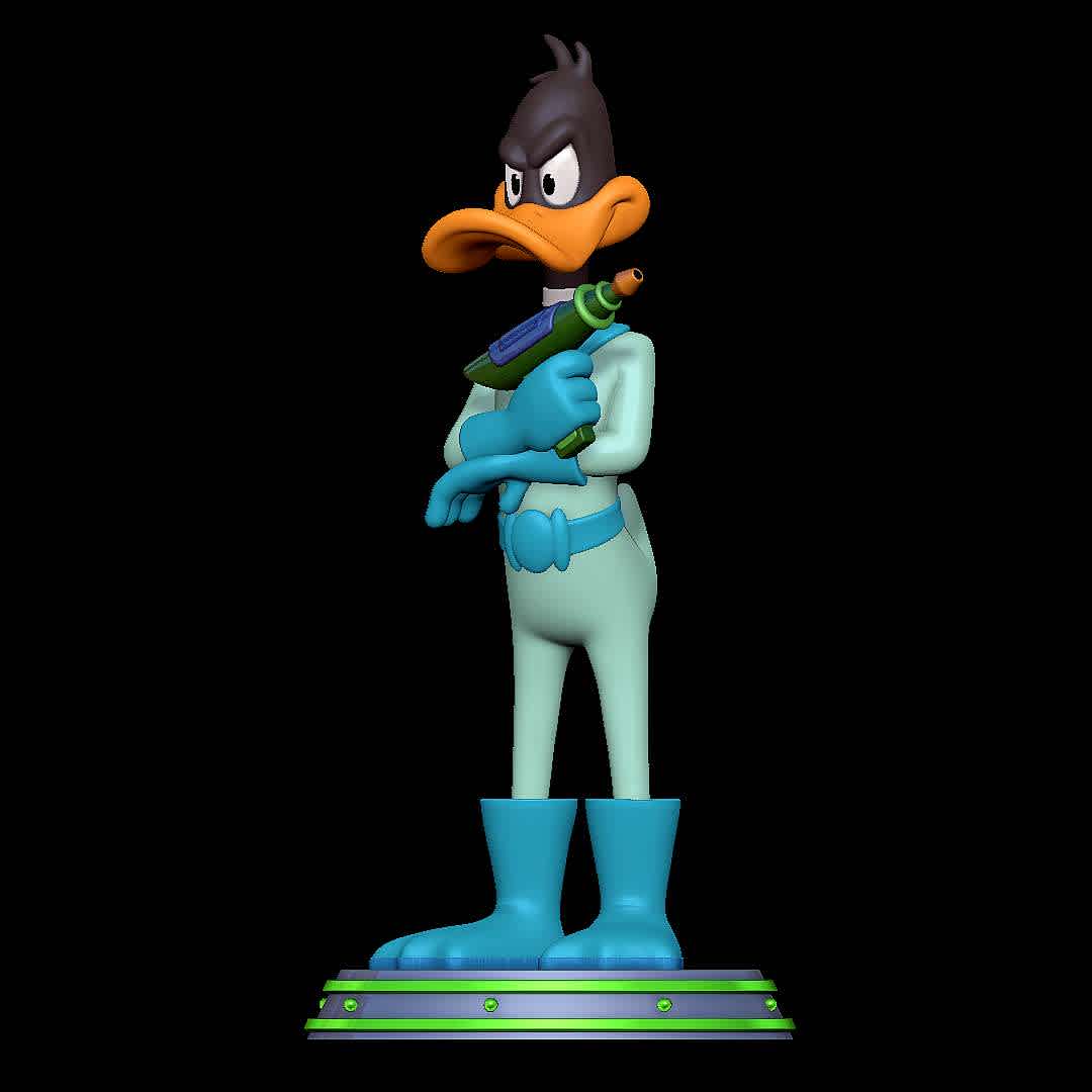 Daffy Duck - Duck Dodgers - Daffy Duck as Duck Dodgers
 - The best files for 3D printing in the world. Stl models divided into parts to facilitate 3D printing. All kinds of characters, decoration, cosplay, prosthetics, pieces. Quality in 3D printing. Affordable 3D models. Low cost. Collective purchases of 3D files.