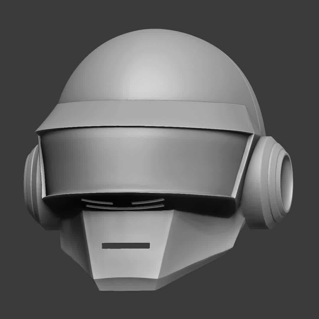 daftpunk helmet - daftpunk helmet for cosplay or decoration - The best files for 3D printing in the world. Stl models divided into parts to facilitate 3D printing. All kinds of characters, decoration, cosplay, prosthetics, pieces. Quality in 3D printing. Affordable 3D models. Low cost. Collective purchases of 3D files.