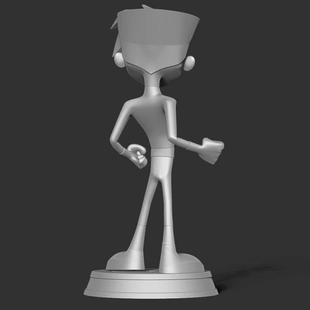 Danny Phantom Fanart  - Danny Phantom is an American animated action adventure television series created by Butch Hartman for Nickelodeon.

I have divided the 03 individual parts to make it easy for 3D printing:

- OBJ, STL files are ready for 3D printing.

- Zbrush original files for you to customize as you like.

26th September, 2020: This is version 1.0 of this model.

1st April, 2022: version 1.1 - Merge parts together for neater & Presenting images to make the post look better.

Thanks very much for viewing my model. Hope you guys like him. Best regards! - The best files for 3D printing in the world. Stl models divided into parts to facilitate 3D printing. All kinds of characters, decoration, cosplay, prosthetics, pieces. Quality in 3D printing. Affordable 3D models. Low cost. Collective purchases of 3D files.