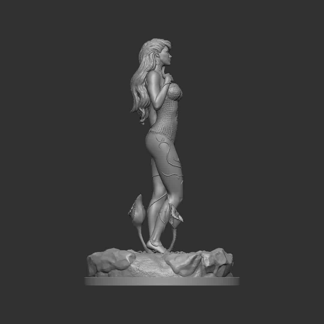 DC Poison Ivy - DC Poison Ivy ready for print. - The best files for 3D printing in the world. Stl models divided into parts to facilitate 3D printing. All kinds of characters, decoration, cosplay, prosthetics, pieces. Quality in 3D printing. Affordable 3D models. Low cost. Collective purchases of 3D files.