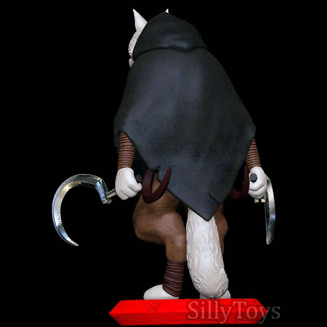 Death - Puss in Boots: The Last Wish - Cool Villain - The best files for 3D printing in the world. Stl models divided into parts to facilitate 3D printing. All kinds of characters, decoration, cosplay, prosthetics, pieces. Quality in 3D printing. Affordable 3D models. Low cost. Collective purchases of 3D files.