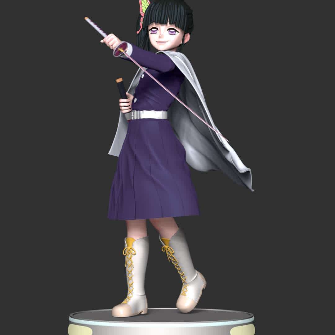Demon Slayer - Kanao Tsuyuri - These information of model:

**- The height of current model is 30 cm and you can free to scale it.**

**- Format files: STL, OBJ to supporting 3D printing.**

Please don't hesitate to contact me if you have any issues question. - The best files for 3D printing in the world. Stl models divided into parts to facilitate 3D printing. All kinds of characters, decoration, cosplay, prosthetics, pieces. Quality in 3D printing. Affordable 3D models. Low cost. Collective purchases of 3D files.