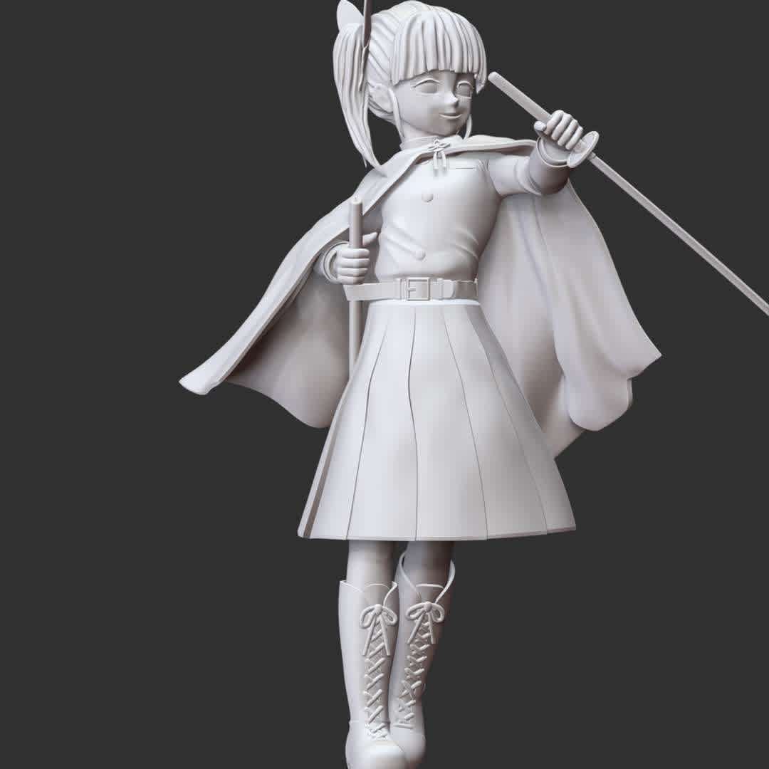 Demon Slayer - Kanao Tsuyuri - These information of model:

**- The height of current model is 30 cm and you can free to scale it.**

**- Format files: STL, OBJ to supporting 3D printing.**

Please don't hesitate to contact me if you have any issues question. - The best files for 3D printing in the world. Stl models divided into parts to facilitate 3D printing. All kinds of characters, decoration, cosplay, prosthetics, pieces. Quality in 3D printing. Affordable 3D models. Low cost. Collective purchases of 3D files.