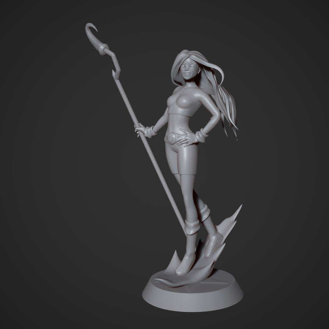 Stargirl - Star girl model, with two different versions of hands - The best files for 3D printing in the world. Stl models divided into parts to facilitate 3D printing. All kinds of characters, decoration, cosplay, prosthetics, pieces. Quality in 3D printing. Affordable 3D models. Low cost. Collective purchases of 3D files.