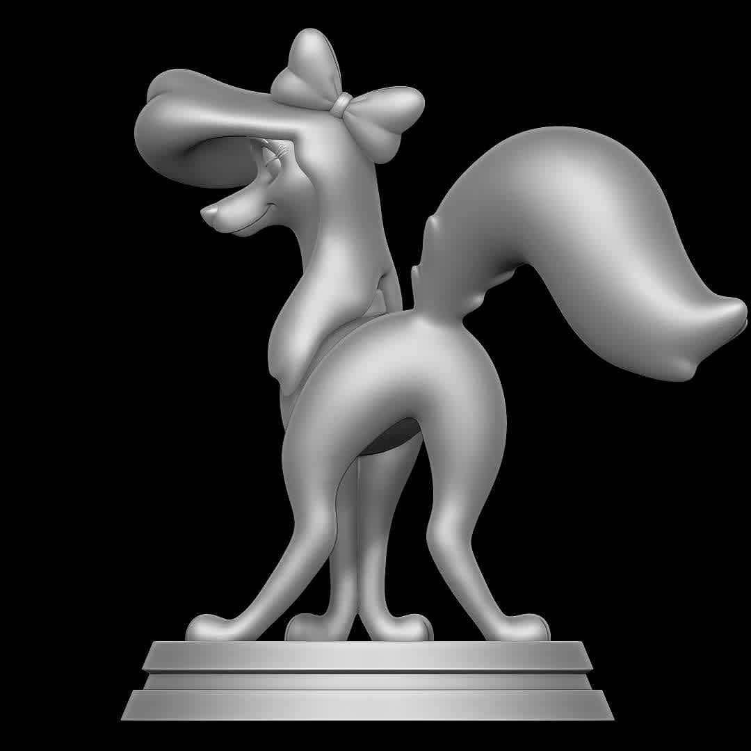 Dixie Shaking Her Butt - The Fox and The Hound 2 - Dixie shaking her butt to show off.
 - The best files for 3D printing in the world. Stl models divided into parts to facilitate 3D printing. All kinds of characters, decoration, cosplay, prosthetics, pieces. Quality in 3D printing. Affordable 3D models. Low cost. Collective purchases of 3D files.
