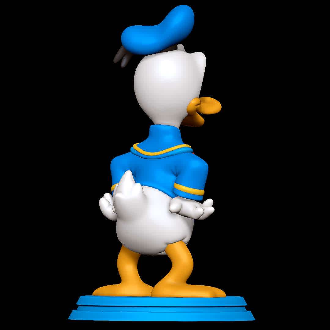 Donald Duck - Classic character
 - The best files for 3D printing in the world. Stl models divided into parts to facilitate 3D printing. All kinds of characters, decoration, cosplay, prosthetics, pieces. Quality in 3D printing. Affordable 3D models. Low cost. Collective purchases of 3D files.