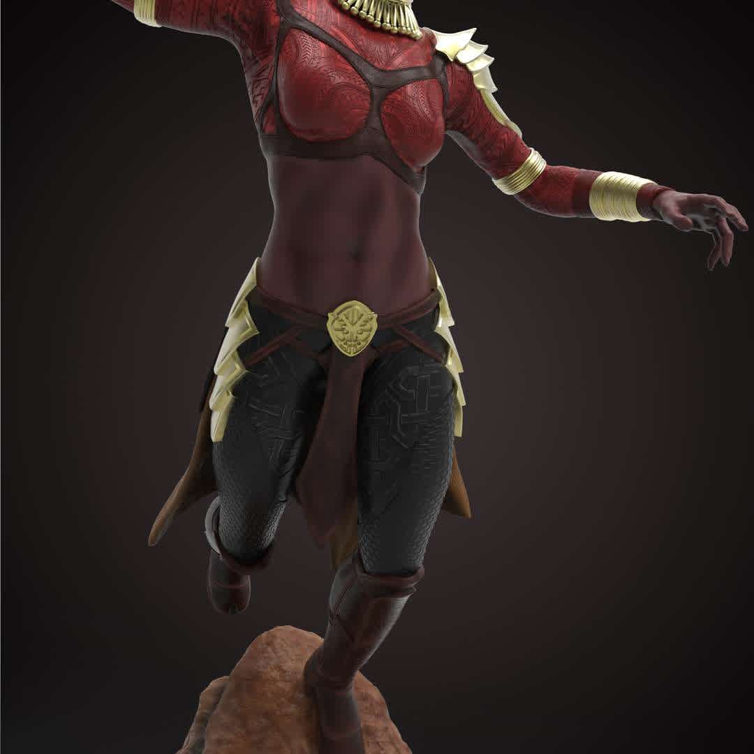 Dora Milaje Fan Art - 
This model was created for Contest Hype 2022, a reimagining of the Dora Milaje - Los mejores archivos para impresión 3D del mundo. Modelos Stl divididos en partes para facilitar la impresión 3D. Todo tipo de personajes, decoración, cosplay, prótesis, piezas. Calidad en impresión 3D. Modelos 3D asequibles. Bajo costo. Compras colectivas de archivos 3D.