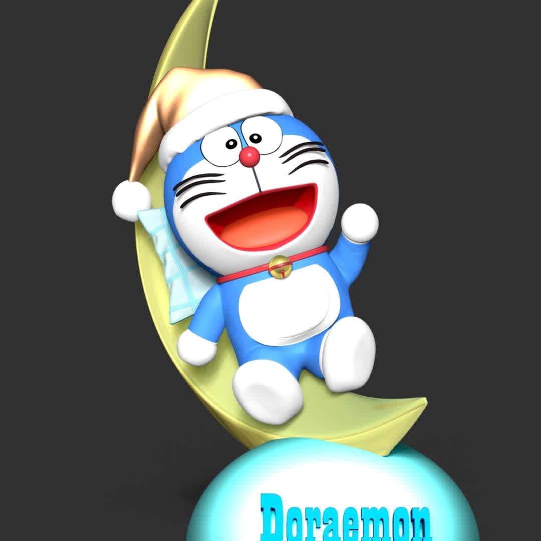 Doraemon  - Winter  - Doraemon (ドラえもん Doraemon) is the titular deuteragonist of the Doraemon franchise. Manufactured in the Factory in 22nd century, the robot is sent back in time by his owner Sewashi Nobi to help out Sewashi's great-great-grandfather, "Nobita Nobi" in becoming a successful person having a bright future.

These information of this model:

 - Files format: STL, OBJ (included 04 separated files is ready for 3D printing). 
 - Zbrush original file (ZTL) for you to customize as you like.
 - The height is 20 cm
 - The version 1.0. 

The model ready for 3D printing.
Hope you like him.
Don't hesitate to contact me if there are any problems during printing the model. - The best files for 3D printing in the world. Stl models divided into parts to facilitate 3D printing. All kinds of characters, decoration, cosplay, prosthetics, pieces. Quality in 3D printing. Affordable 3D models. Low cost. Collective purchases of 3D files.