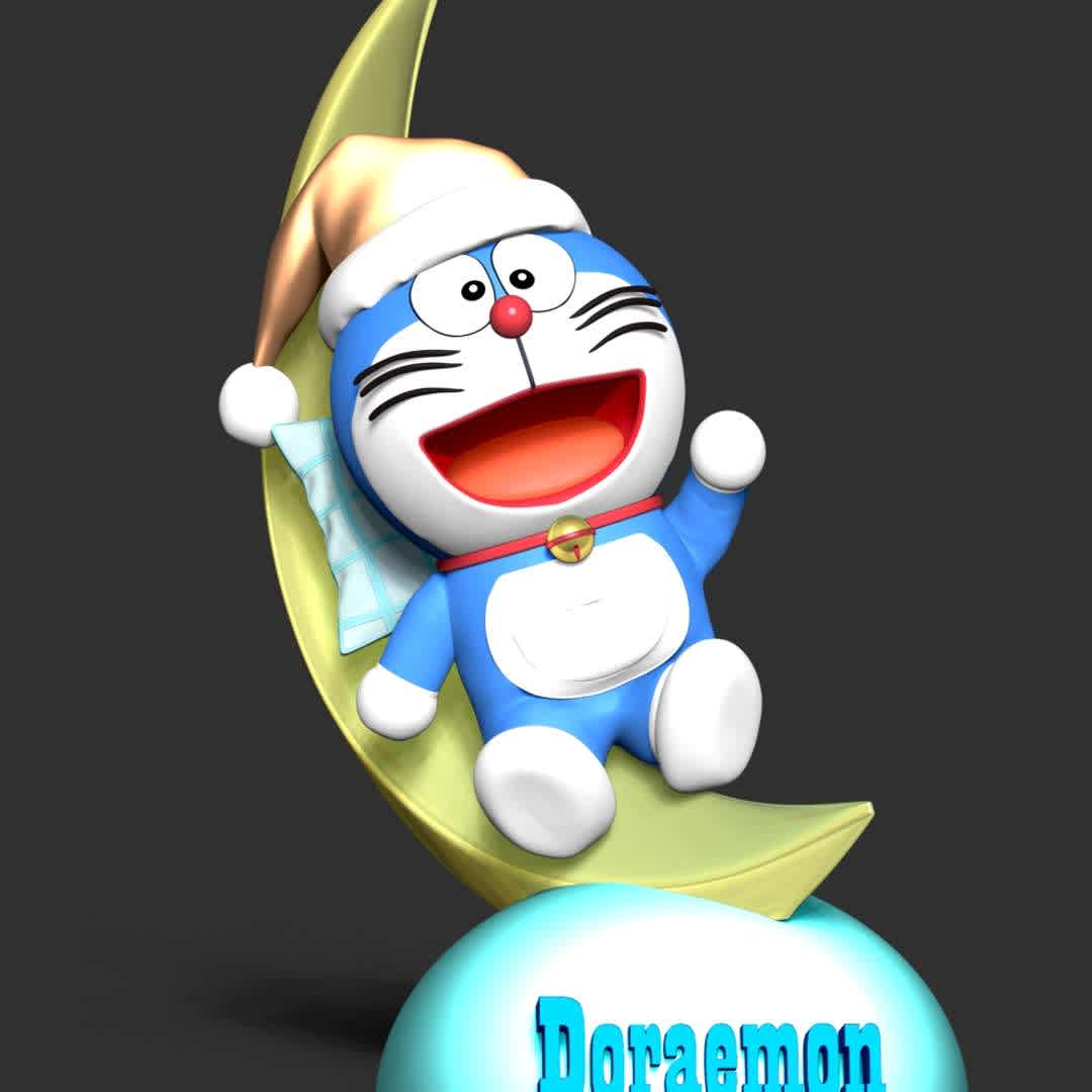 Doraemon  - Winter  - Doraemon (ドラえもん Doraemon) is the titular deuteragonist of the Doraemon franchise. Manufactured in the Factory in 22nd century, the robot is sent back in time by his owner Sewashi Nobi to help out Sewashi's great-great-grandfather, "Nobita Nobi" in becoming a successful person having a bright future.

These information of this model:

 - Files format: STL, OBJ (included 04 separated files is ready for 3D printing). 
 - Zbrush original file (ZTL) for you to customize as you like.
 - The height is 20 cm
 - The version 1.0. 

The model ready for 3D printing.
Hope you like him.
Don't hesitate to contact me if there are any problems during printing the model. - The best files for 3D printing in the world. Stl models divided into parts to facilitate 3D printing. All kinds of characters, decoration, cosplay, prosthetics, pieces. Quality in 3D printing. Affordable 3D models. Low cost. Collective purchases of 3D files.