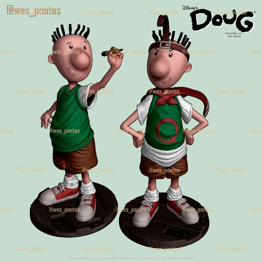 DOUG FUNNIE AND QUAIL MAN - Tribute to a Hero from my childhood!
Old model, but which was abandoned among folders, I decided to update it and put it in print! - The best files for 3D printing in the world. Stl models divided into parts to facilitate 3D printing. All kinds of characters, decoration, cosplay, prosthetics, pieces. Quality in 3D printing. Affordable 3D models. Low cost. Collective purchases of 3D files.