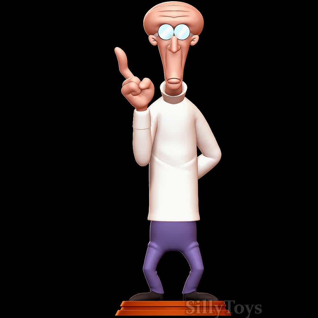 Dr. scratchansniff - Animaniacs - Good old doc - The best files for 3D printing in the world. Stl models divided into parts to facilitate 3D printing. All kinds of characters, decoration, cosplay, prosthetics, pieces. Quality in 3D printing. Affordable 3D models. Low cost. Collective purchases of 3D files.