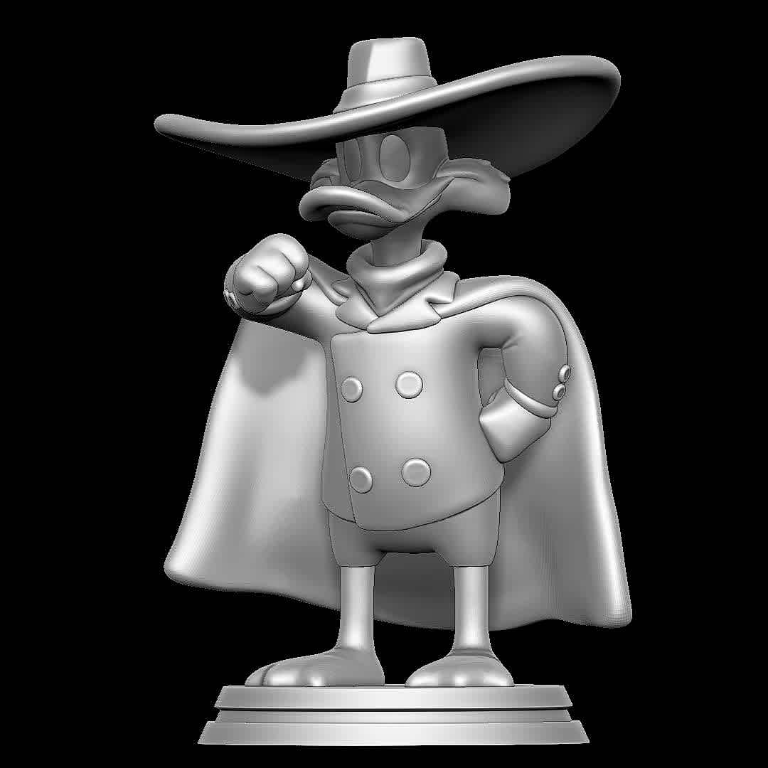 Drake Mallard - Darkwing Duck - Character from the show Darkwing Duck
 - The best files for 3D printing in the world. Stl models divided into parts to facilitate 3D printing. All kinds of characters, decoration, cosplay, prosthetics, pieces. Quality in 3D printing. Affordable 3D models. Low cost. Collective purchases of 3D files.