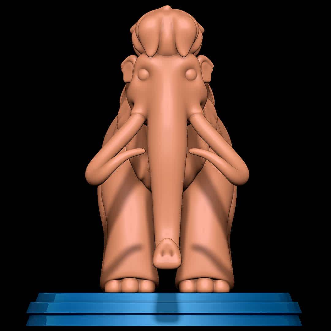 Ellie - ice age - character from ice age
 - The best files for 3D printing in the world. Stl models divided into parts to facilitate 3D printing. All kinds of characters, decoration, cosplay, prosthetics, pieces. Quality in 3D printing. Affordable 3D models. Low cost. Collective purchases of 3D files.