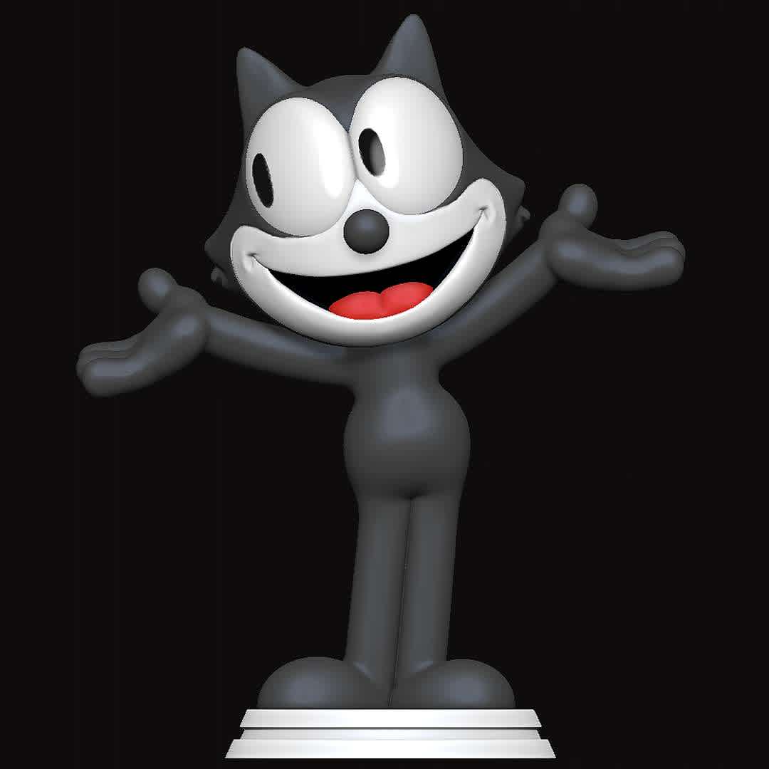 Felix The Cat - Classic
 - Os melhores arquivos para impressão 3D do mundo. Modelos stl divididos em partes para facilitar a impressão 3D. Todos os tipos de personagens, decoração, cosplay, próteses, peças. Qualidade na impressão 3D. Modelos 3D com preço acessível. Baixo custo. Compras coletivas de arquivos 3D.