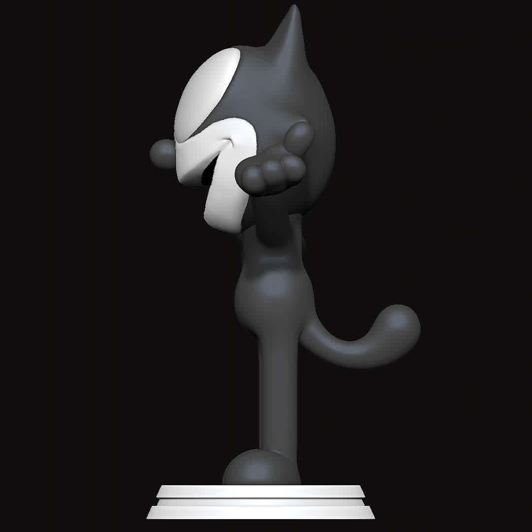 Felix The Cat - Classic
 - Os melhores arquivos para impressão 3D do mundo. Modelos stl divididos em partes para facilitar a impressão 3D. Todos os tipos de personagens, decoração, cosplay, próteses, peças. Qualidade na impressão 3D. Modelos 3D com preço acessível. Baixo custo. Compras coletivas de arquivos 3D.