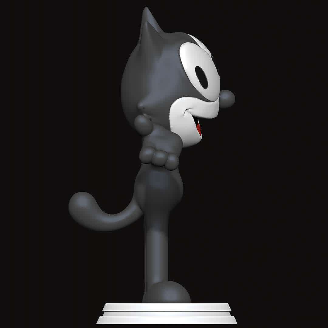 Felix The Cat - Classic
 - The best files for 3D printing in the world. Stl models divided into parts to facilitate 3D printing. All kinds of characters, decoration, cosplay, prosthetics, pieces. Quality in 3D printing. Affordable 3D models. Low cost. Collective purchases of 3D files.