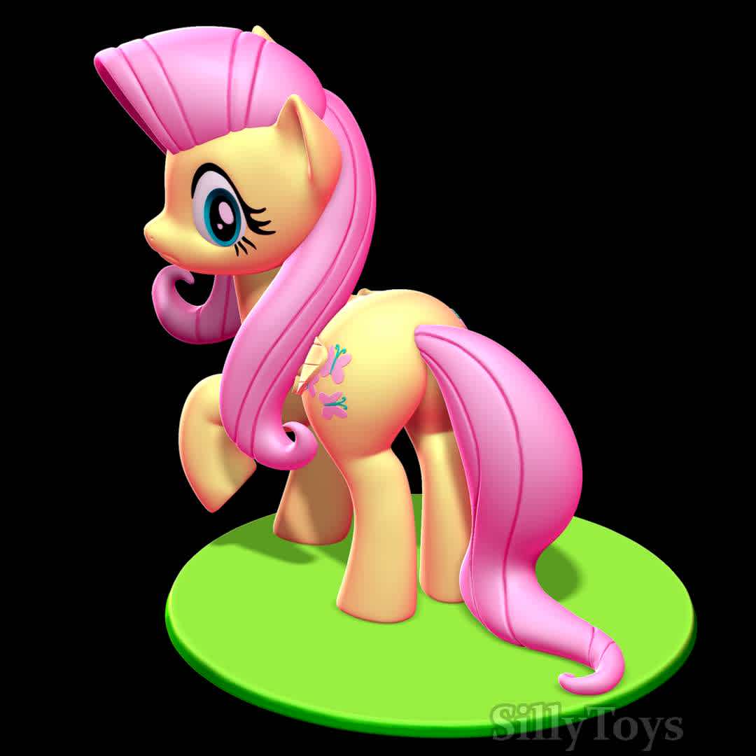 Fluttershy - My Little Pony: Friendship Is Magic - She's gentle, shy, and loves animals, often overcoming her own reservations to help friends and maintain harmony in Equestria. - The best files for 3D printing in the world. Stl models divided into parts to facilitate 3D printing. All kinds of characters, decoration, cosplay, prosthetics, pieces. Quality in 3D printing. Affordable 3D models. Low cost. Collective purchases of 3D files.