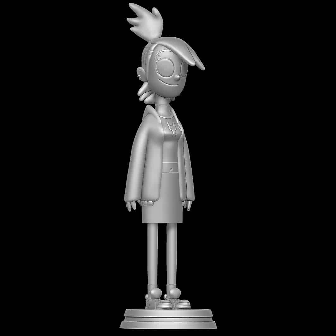 Frankie Foster - Fosters Home For Imaginary Friends - Character from Foster's Home For Imaginary Friends
 - Los mejores archivos para impresión 3D del mundo. Modelos Stl divididos en partes para facilitar la impresión 3D. Todo tipo de personajes, decoración, cosplay, prótesis, piezas. Calidad en impresión 3D. Modelos 3D asequibles. Bajo costo. Compras colectivas de archivos 3D.