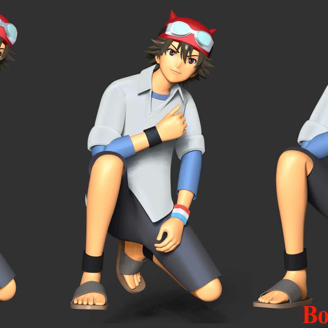 Fujisak - Sket Dan - Yūsuke Fujisaki or Bossun as he is more commonly called, is the leader of the Sket Dan.
These information of this model:

 - Files format: STL, OBJ (included 04 separated files is ready for 3D printing). 
 - Zbrush original file (ZTL) for you to customize as you like.
 - The height is 20 cm
 - The version 1.0. 

The model ready for 3D printing.
Hope you like him.
Don't hesitate to contact me if there are any problems during printing the model - The best files for 3D printing in the world. Stl models divided into parts to facilitate 3D printing. All kinds of characters, decoration, cosplay, prosthetics, pieces. Quality in 3D printing. Affordable 3D models. Low cost. Collective purchases of 3D files.