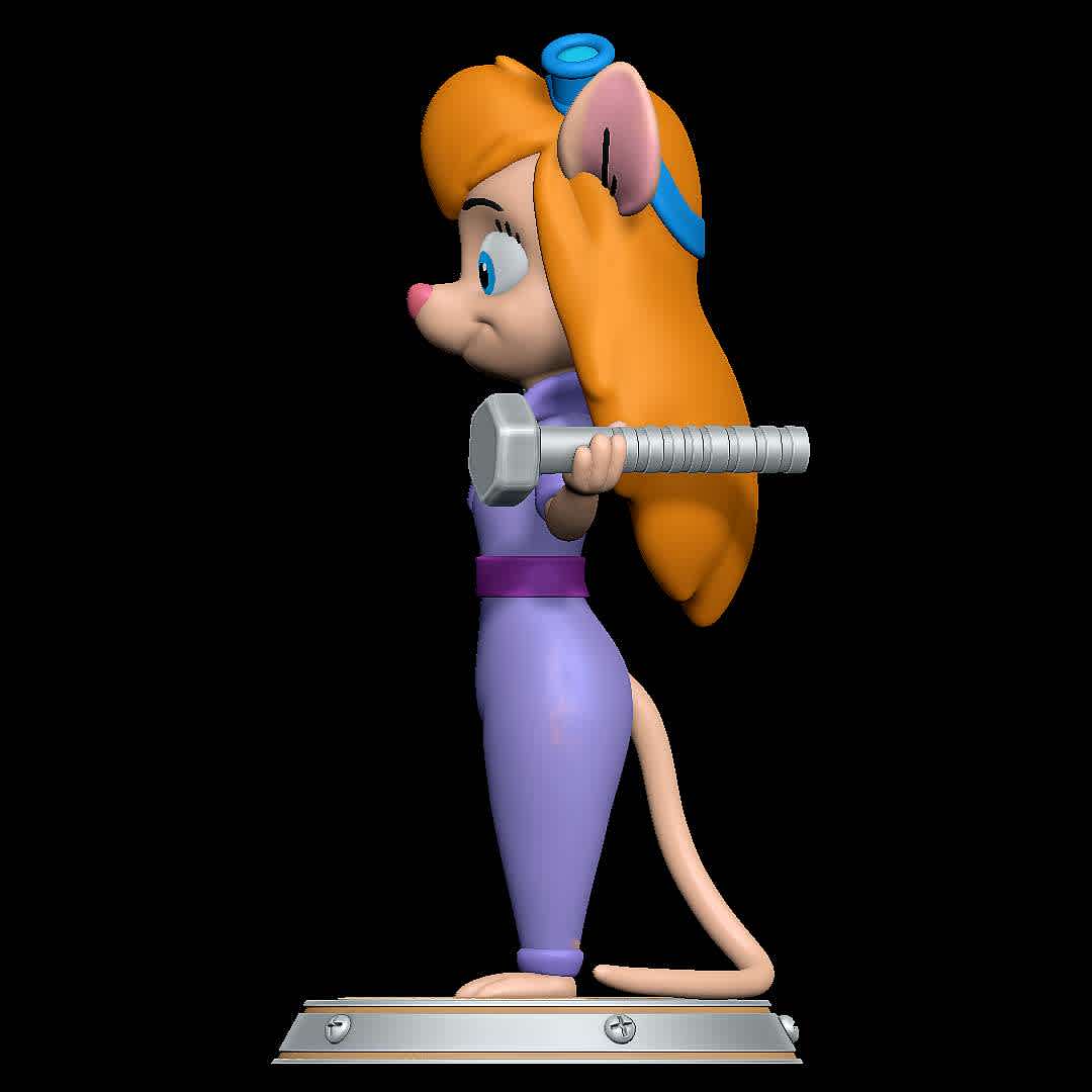 Gadget Hackwrench - Chip and Dale - Character from Chip and Dale
 - The best files for 3D printing in the world. Stl models divided into parts to facilitate 3D printing. All kinds of characters, decoration, cosplay, prosthetics, pieces. Quality in 3D printing. Affordable 3D models. Low cost. Collective purchases of 3D files.