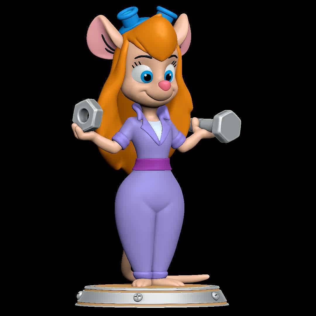 Gadget Hackwrench - Chip and Dale - Character from Chip and Dale
 - Os melhores arquivos para impressão 3D do mundo. Modelos stl divididos em partes para facilitar a impressão 3D. Todos os tipos de personagens, decoração, cosplay, próteses, peças. Qualidade na impressão 3D. Modelos 3D com preço acessível. Baixo custo. Compras coletivas de arquivos 3D.