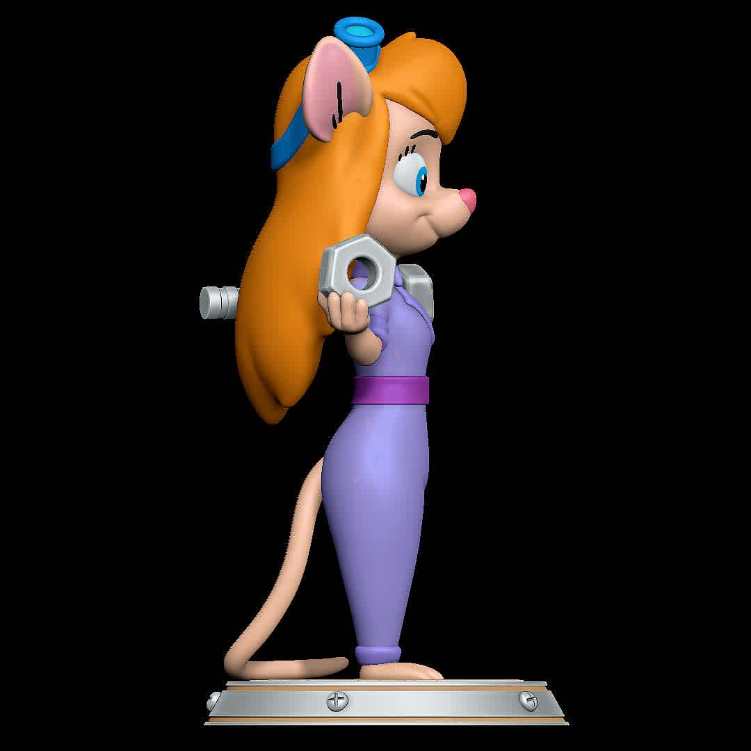 Gadget Hackwrench - Chip and Dale - Character from Chip and Dale
 - The best files for 3D printing in the world. Stl models divided into parts to facilitate 3D printing. All kinds of characters, decoration, cosplay, prosthetics, pieces. Quality in 3D printing. Affordable 3D models. Low cost. Collective purchases of 3D files.