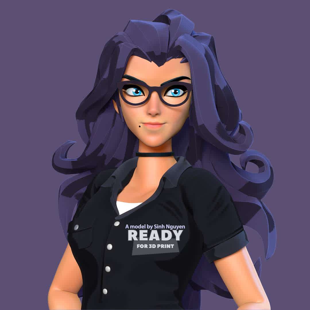 Girl with glasses  - "This is the version of Superwoman when she is just an ordinary person like us."

Part 01: https://co3d.art/m/superwoman-stylized

Basic parameters:

- STL, OBJ format for 3D printing with 04 discrete objects
- ZTL format for Zbrush (version 2002.0.2 or later)
- Model height: 20cm
- Version 1.0: Polygons: 1994885 & Vertices: 1112743

Model ready for 3D printing.

Please vote positively for me if you find this model useful. - Los mejores archivos para impresión 3D del mundo. Modelos Stl divididos en partes para facilitar la impresión 3D. Todo tipo de personajes, decoración, cosplay, prótesis, piezas. Calidad en impresión 3D. Modelos 3D asequibles. Bajo costo. Compras colectivas de archivos 3D.