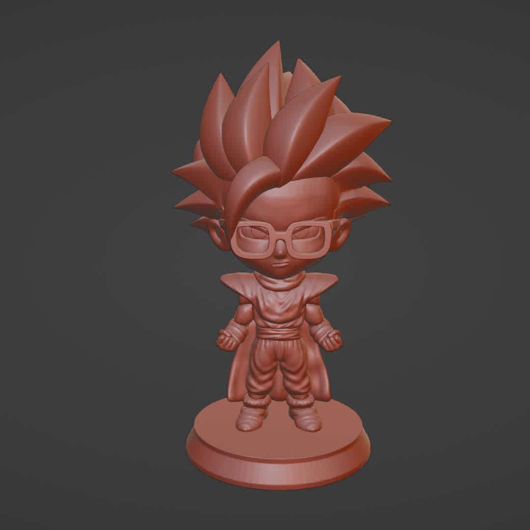 Gohan - DB Super Hero - Gohan in the new dragon ball super hero movie - The best files for 3D printing in the world. Stl models divided into parts to facilitate 3D printing. All kinds of characters, decoration, cosplay, prosthetics, pieces. Quality in 3D printing. Affordable 3D models. Low cost. Collective purchases of 3D files.