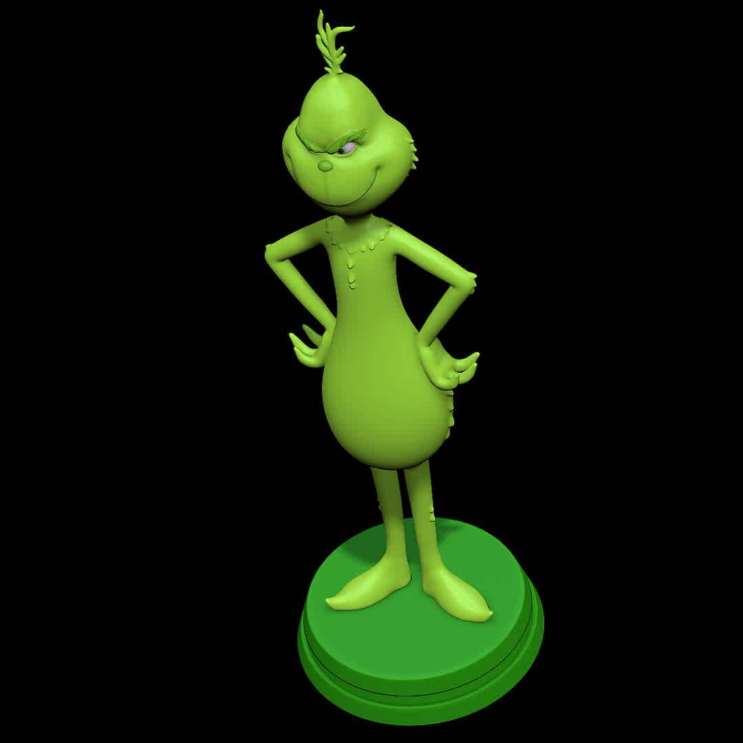 Grinch - He loves christmas - The best files for 3D printing in the world. Stl models divided into parts to facilitate 3D printing. All kinds of characters, decoration, cosplay, prosthetics, pieces. Quality in 3D printing. Affordable 3D models. Low cost. Collective purchases of 3D files.