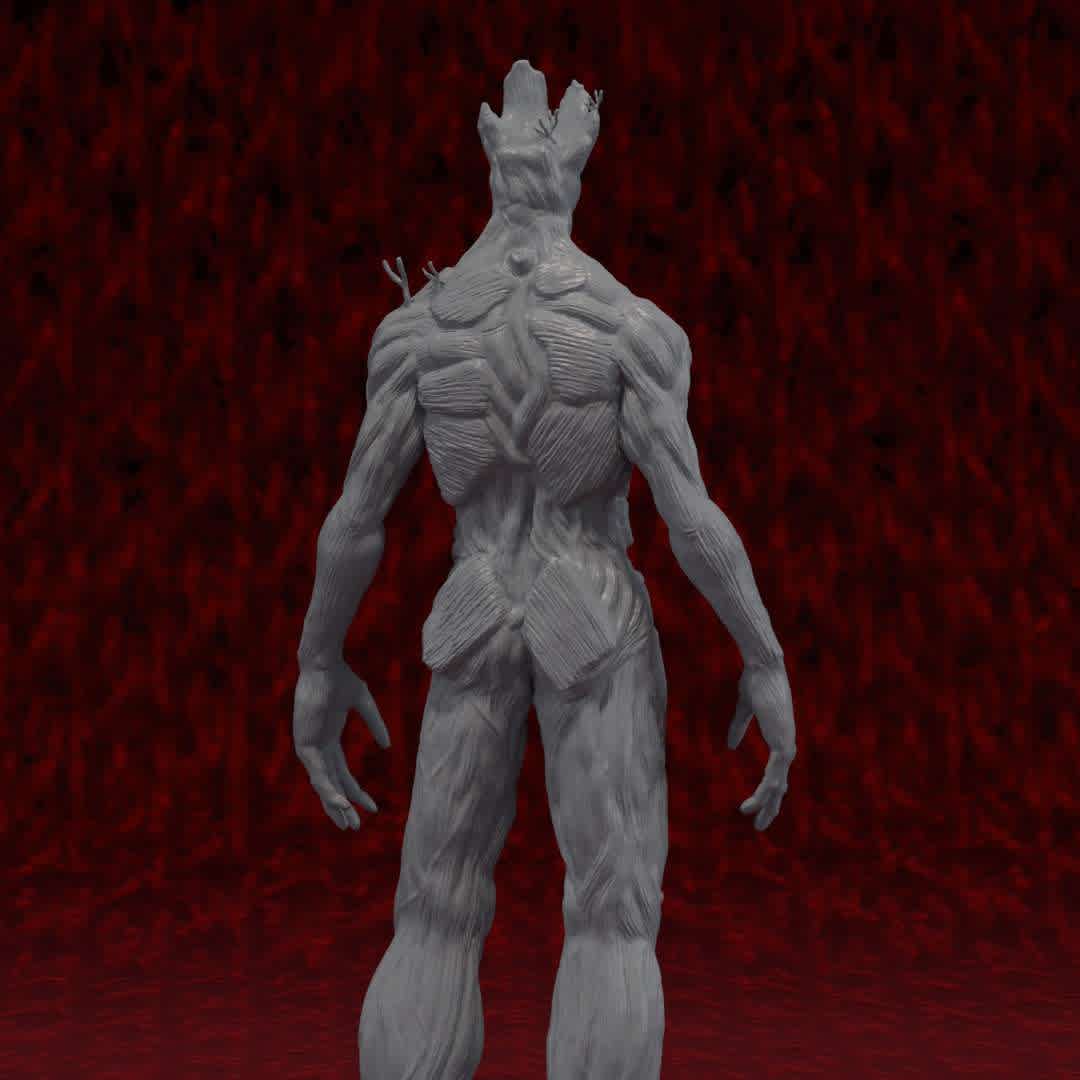 Groot - This model has a complete body and a base, in total it will have 13 cm of scale (1:12). You can easily print to fdm. - The best files for 3D printing in the world. Stl models divided into parts to facilitate 3D printing. All kinds of characters, decoration, cosplay, prosthetics, pieces. Quality in 3D printing. Affordable 3D models. Low cost. Collective purchases of 3D files.