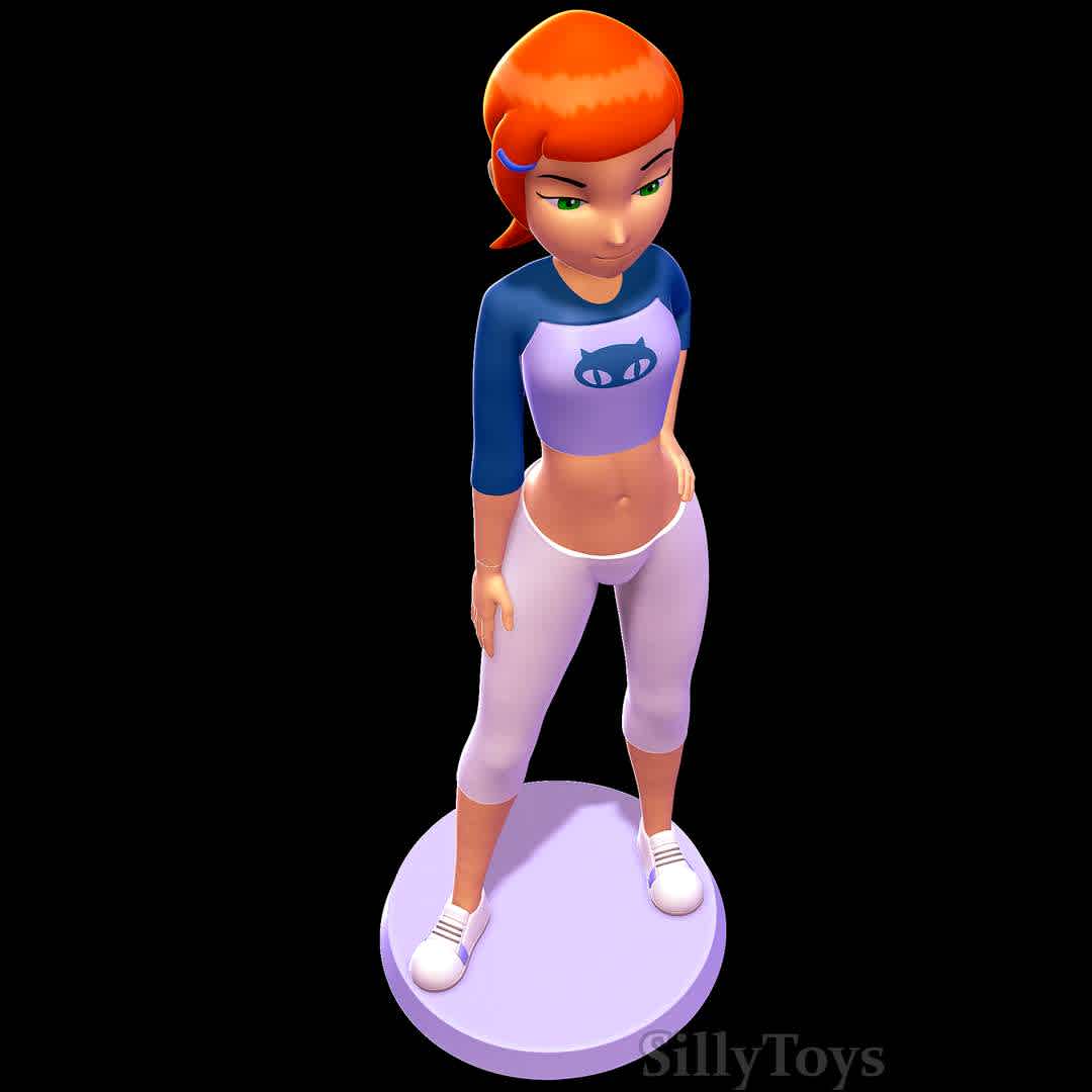 Gwen Tennyson  - Older and curvy  version of Gwen  - The best files for 3D printing in the world. Stl models divided into parts to facilitate 3D printing. All kinds of characters, decoration, cosplay, prosthetics, pieces. Quality in 3D printing. Affordable 3D models. Low cost. Collective purchases of 3D files.