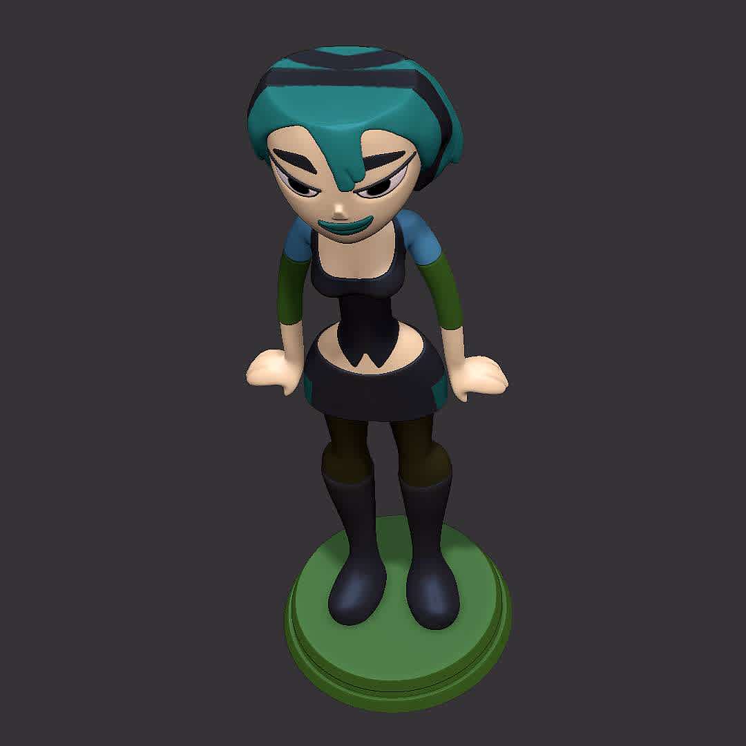 Gwen - Total Drama - Character from total drama
 - The best files for 3D printing in the world. Stl models divided into parts to facilitate 3D printing. All kinds of characters, decoration, cosplay, prosthetics, pieces. Quality in 3D printing. Affordable 3D models. Low cost. Collective purchases of 3D files.