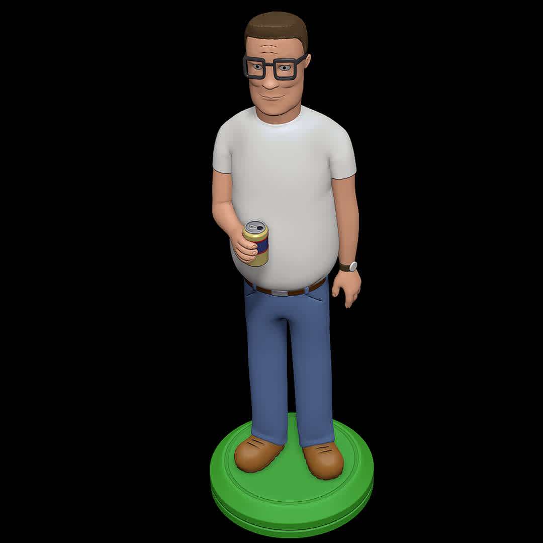 Hank Hill - King of the Hill - He sells propane and propane accessories. - The best files for 3D printing in the world. Stl models divided into parts to facilitate 3D printing. All kinds of characters, decoration, cosplay, prosthetics, pieces. Quality in 3D printing. Affordable 3D models. Low cost. Collective purchases of 3D files.