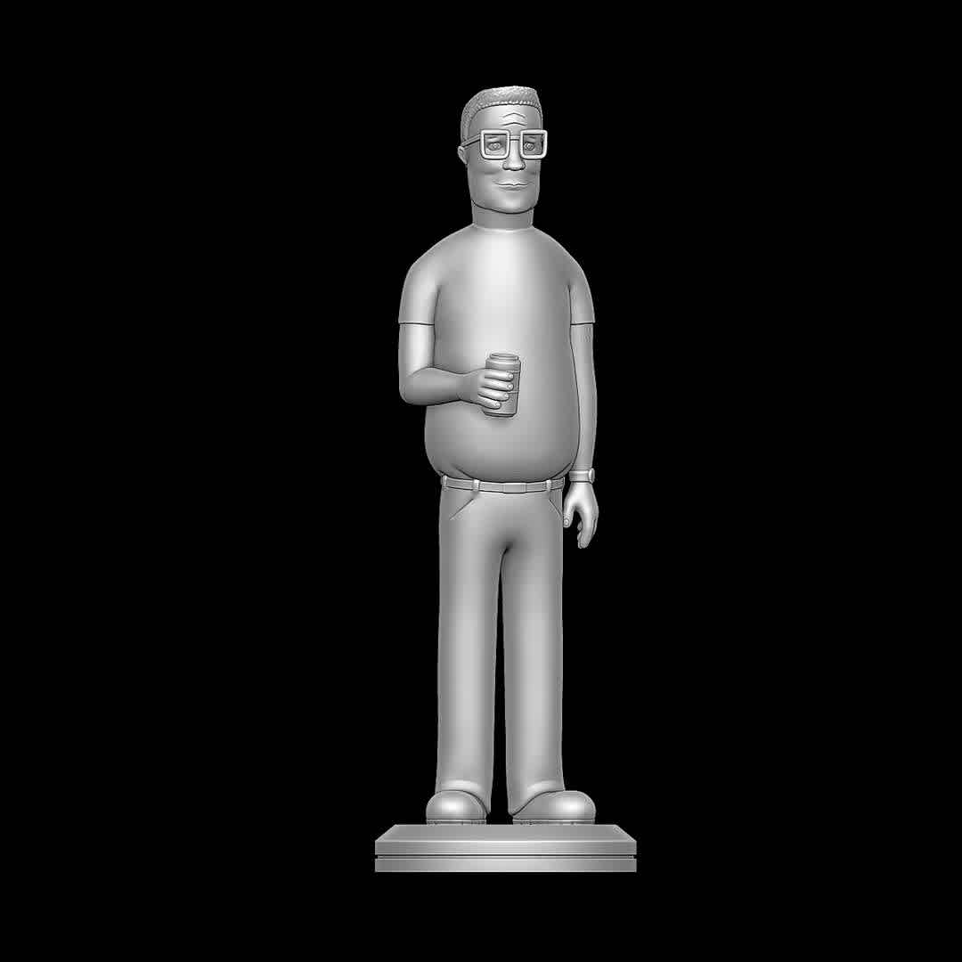 Hank Hill - King of the Hill - He sells propane and propane accessories. - Os melhores arquivos para impressão 3D do mundo. Modelos stl divididos em partes para facilitar a impressão 3D. Todos os tipos de personagens, decoração, cosplay, próteses, peças. Qualidade na impressão 3D. Modelos 3D com preço acessível. Baixo custo. Compras coletivas de arquivos 3D.