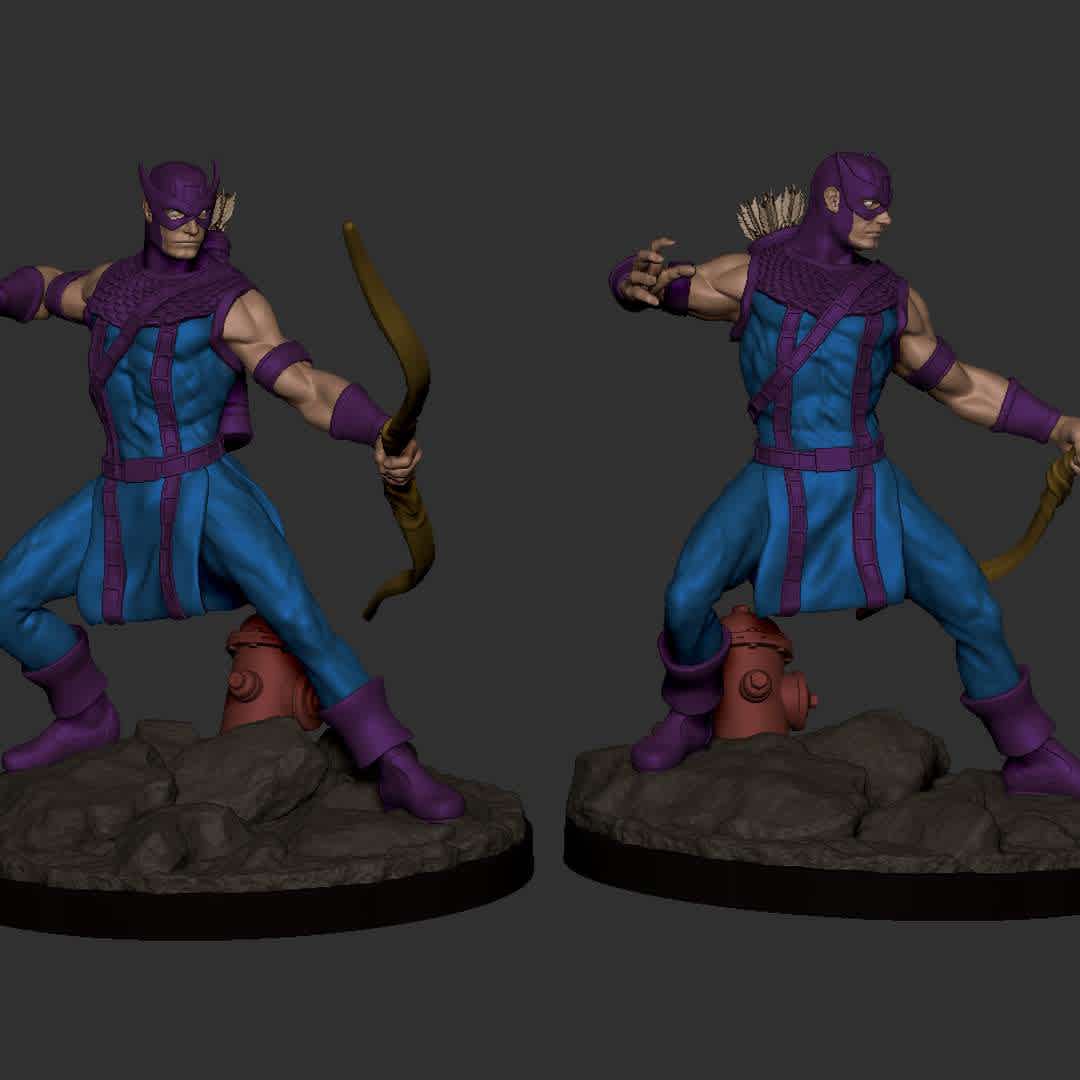 CO3D Hawkeye 1970 comics statue Ready to print 75mm