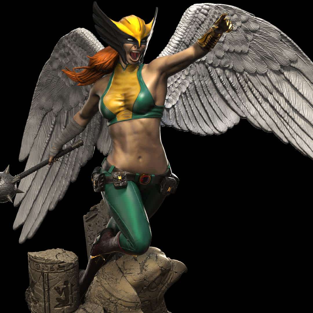 Hawkgirl Statue - I sculpt this artwork for collectibles, hope you like it. it was very pleasant and challenging to do this project.
files were exported at 1:10 scale. - The best files for 3D printing in the world. Stl models divided into parts to facilitate 3D printing. All kinds of characters, decoration, cosplay, prosthetics, pieces. Quality in 3D printing. Affordable 3D models. Low cost. Collective purchases of 3D files.