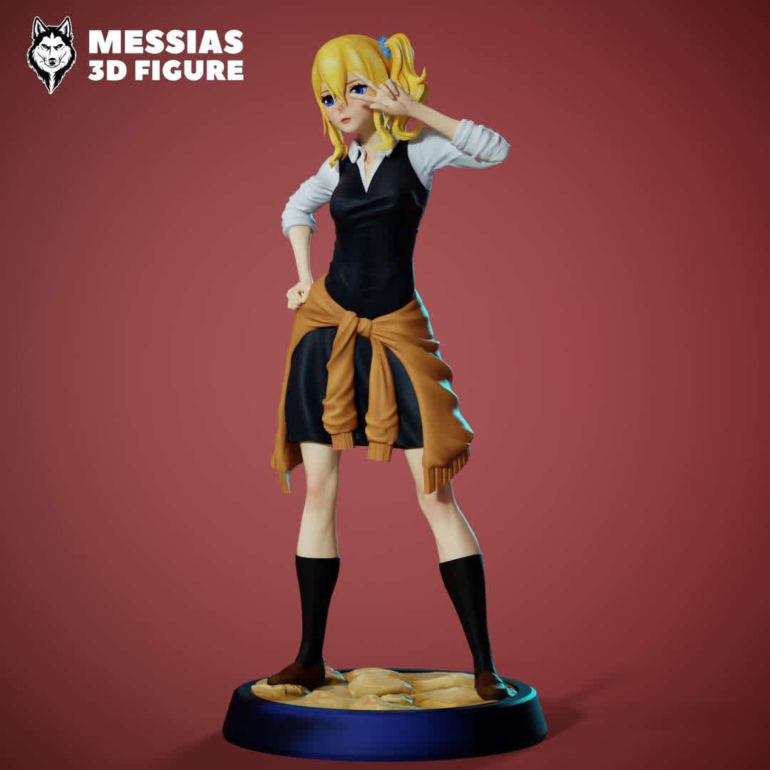 Hayasaka Ai - Elevate Elegance: 3D-Printed Hayasaka Ai Figure Now Available! Immerse yourself in the charm of elegance with our digital 3D print files featuring the captivating Hayasaka Ai. Meticulously designed, these files allow you to bring the graceful and sophisticated essence of Hayasaka to life through the marvel of 3D printing.

Embark on a creative odyssey as you customize size, color, and materials to match your unique style. Whether you're an anime enthusiast, a collector, or simply appreciate refined characters, this digital creation captures Hayasaka's spirit with poise and style.

Be among the exclusive few to own this extraordinary 3D-printed masterpiece, seamlessly blending technology with the captivating esthetics of Hayasaka Ai. Order now and add this dynamic figure to your collection, creating a focal point that exudes grace and sophistication. - Los mejores archivos para impresión 3D del mundo. Modelos Stl divididos en partes para facilitar la impresión 3D. Todo tipo de personajes, decoración, cosplay, prótesis, piezas. Calidad en impresión 3D. Modelos 3D asequibles. Bajo costo. Compras colectivas de archivos 3D.
