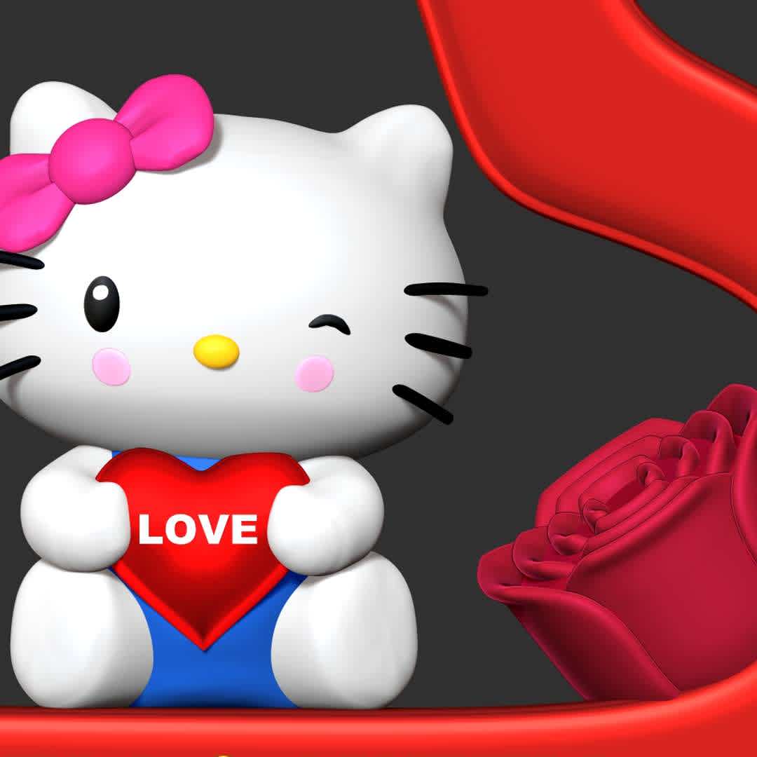 Hello Kitty - Valentine - Give the most loving words to the person you love on Valentine's Day!

Basic parameters:

- STL, OBJ format for 3D printing with 03 discrete objects
- ZTL format for Zbrush (version 2019.1.2 or later)
- Model height: 15cm
- Version 1.0 - Polygons: 750390 & Vertices: 478512

Model ready for 3D printing.

Please vote positively for me if you find this model useful. - Los mejores archivos para impresión 3D del mundo. Modelos Stl divididos en partes para facilitar la impresión 3D. Todo tipo de personajes, decoración, cosplay, prótesis, piezas. Calidad en impresión 3D. Modelos 3D asequibles. Bajo costo. Compras colectivas de archivos 3D.