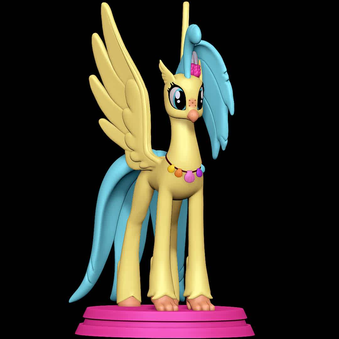 Hippogriff Skystar - My Little Pony The Movie - Skystar as a Hippogriff from My Little Pony The Movie - The best files for 3D printing in the world. Stl models divided into parts to facilitate 3D printing. All kinds of characters, decoration, cosplay, prosthetics, pieces. Quality in 3D printing. Affordable 3D models. Low cost. Collective purchases of 3D files.