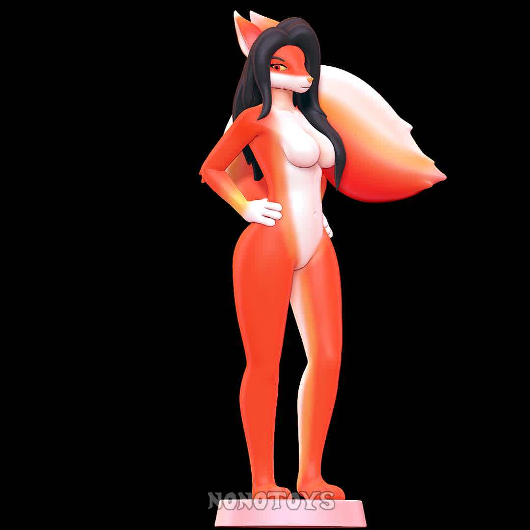 Hot Fox SFW - Sexy Fox - The best files for 3D printing in the world. Stl models divided into parts to facilitate 3D printing. All kinds of characters, decoration, cosplay, prosthetics, pieces. Quality in 3D printing. Affordable 3D models. Low cost. Collective purchases of 3D files.