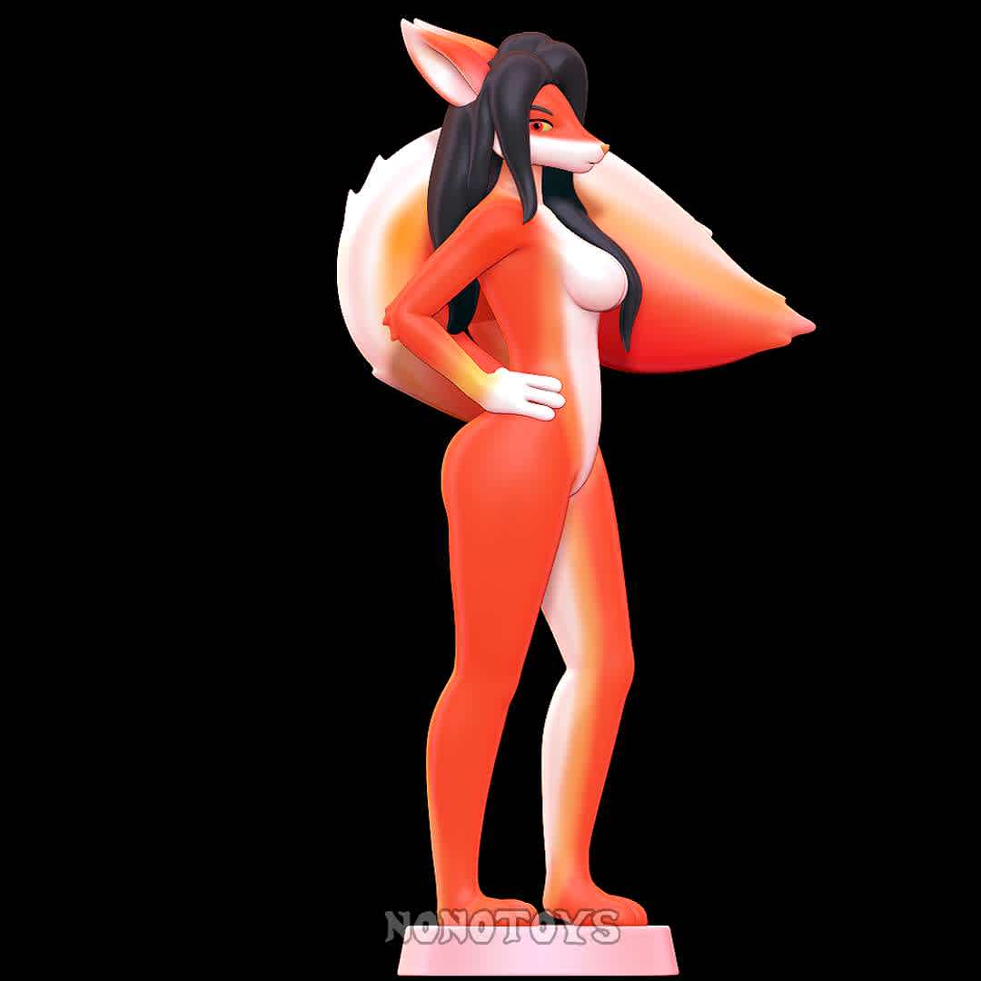 Hot Fox SFW - Sexy Fox - The best files for 3D printing in the world. Stl models divided into parts to facilitate 3D printing. All kinds of characters, decoration, cosplay, prosthetics, pieces. Quality in 3D printing. Affordable 3D models. Low cost. Collective purchases of 3D files.