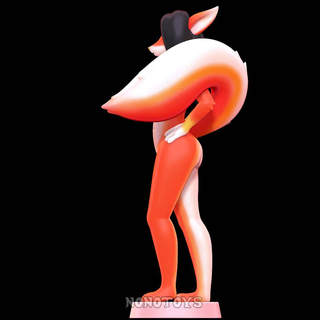 Hot Fox SFW - Sexy Fox - The best files for 3D printing in the world. Stl models divided into parts to facilitate 3D printing. All kinds of characters, decoration, cosplay, prosthetics, pieces. Quality in 3D printing. Affordable 3D models. Low cost. Collective purchases of 3D files.