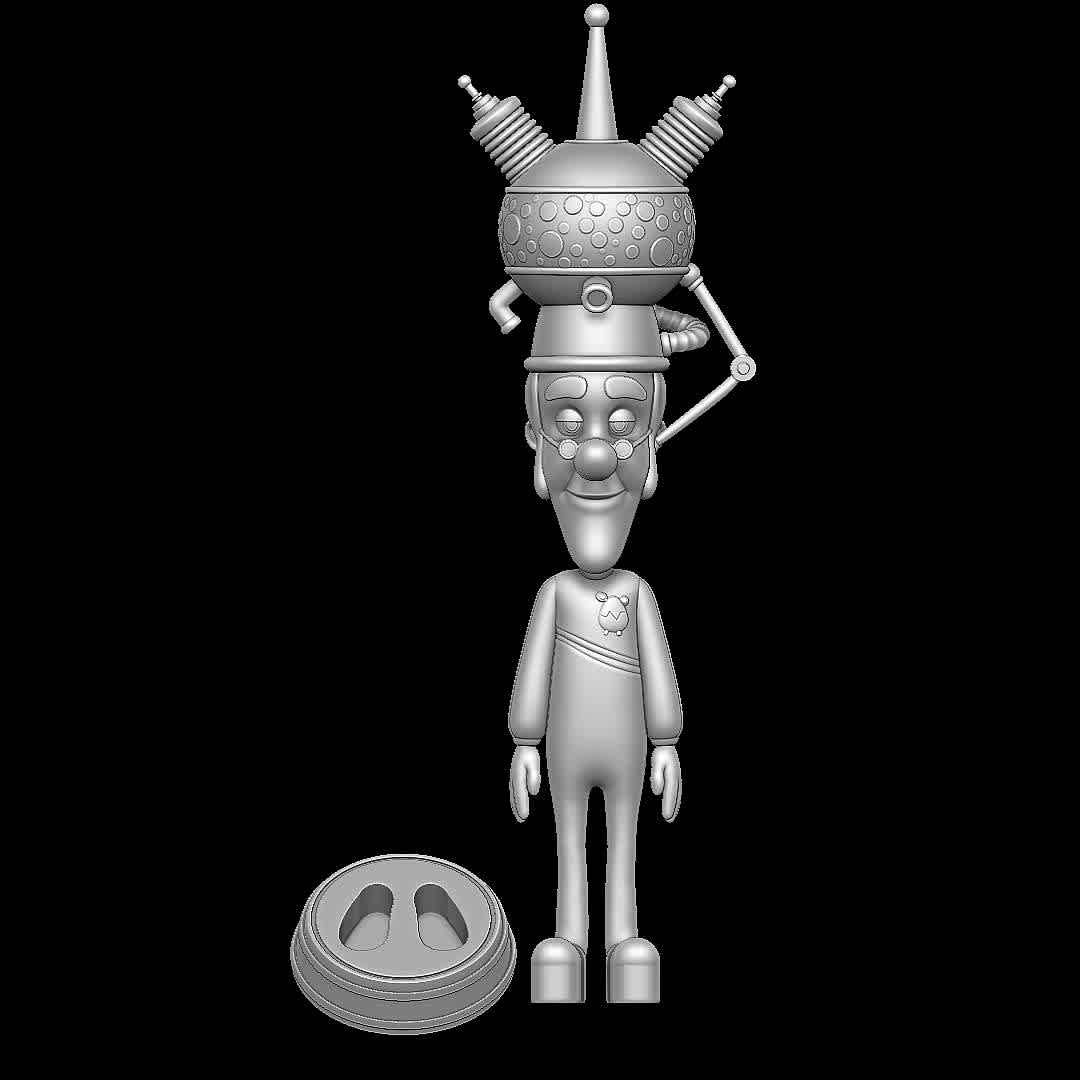 Hugh Neutron - Jimmy Neutron - Hugh Neutron with alien outfit
 - Los mejores archivos para impresión 3D del mundo. Modelos Stl divididos en partes para facilitar la impresión 3D. Todo tipo de personajes, decoración, cosplay, prótesis, piezas. Calidad en impresión 3D. Modelos 3D asequibles. Bajo costo. Compras colectivas de archivos 3D.