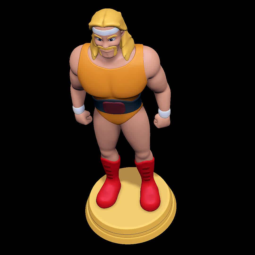 Hulk Hogan - Hulk Hogan's Rock 'n' Wrestling - Good old Hulk - The best files for 3D printing in the world. Stl models divided into parts to facilitate 3D printing. All kinds of characters, decoration, cosplay, prosthetics, pieces. Quality in 3D printing. Affordable 3D models. Low cost. Collective purchases of 3D files.