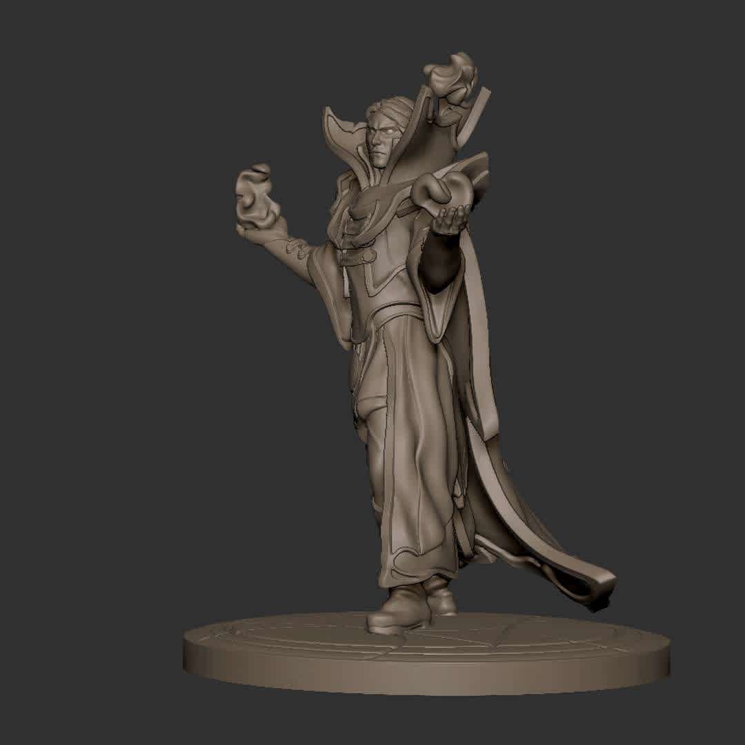 Invoker from Dota 2 - Invoker from dota 2 - The best files for 3D printing in the world. Stl models divided into parts to facilitate 3D printing. All kinds of characters, decoration, cosplay, prosthetics, pieces. Quality in 3D printing. Affordable 3D models. Low cost. Collective purchases of 3D files.