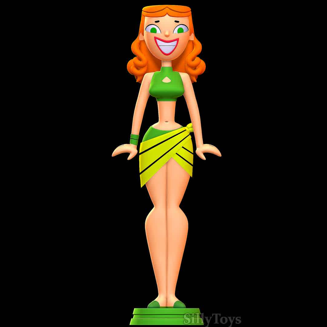 Izzy - Total Drama  - Good old Izzy - The best files for 3D printing in the world. Stl models divided into parts to facilitate 3D printing. All kinds of characters, decoration, cosplay, prosthetics, pieces. Quality in 3D printing. Affordable 3D models. Low cost. Collective purchases of 3D files.