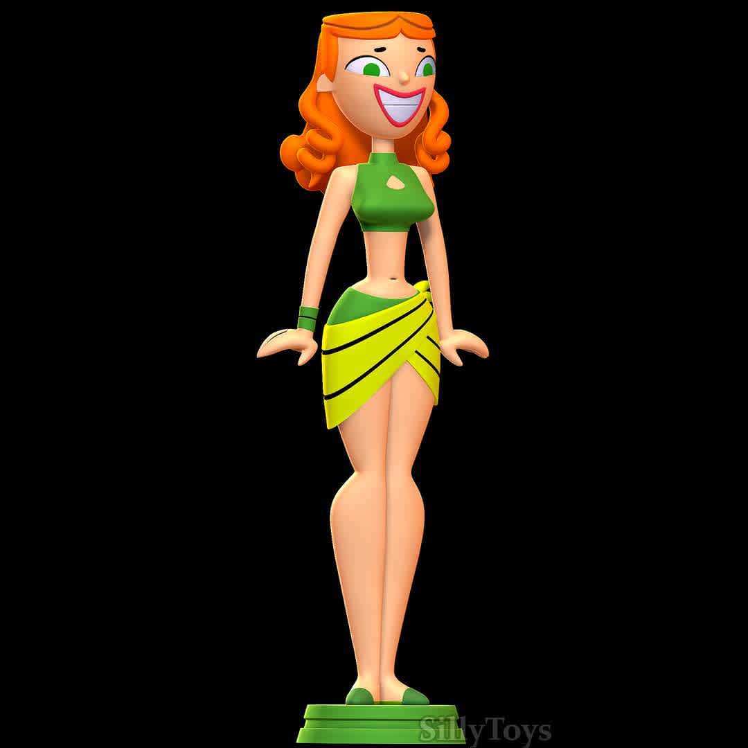 Izzy - Total Drama  - Good old Izzy - The best files for 3D printing in the world. Stl models divided into parts to facilitate 3D printing. All kinds of characters, decoration, cosplay, prosthetics, pieces. Quality in 3D printing. Affordable 3D models. Low cost. Collective purchases of 3D files.