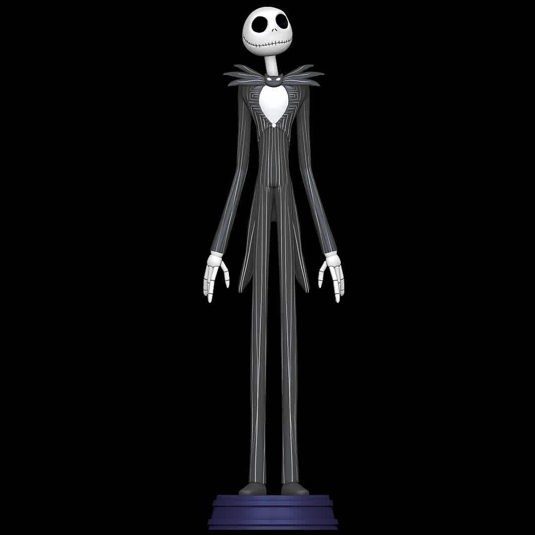 Jack Skellington - The Nightmare Before Christmas - Character from The Nightmare Before Christmas
 - Los mejores archivos para impresión 3D del mundo. Modelos Stl divididos en partes para facilitar la impresión 3D. Todo tipo de personajes, decoración, cosplay, prótesis, piezas. Calidad en impresión 3D. Modelos 3D asequibles. Bajo costo. Compras colectivas de archivos 3D.