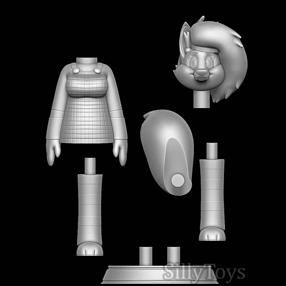 Jay jay - zoophobia - Jay jay in a different style - The best files for 3D printing in the world. Stl models divided into parts to facilitate 3D printing. All kinds of characters, decoration, cosplay, prosthetics, pieces. Quality in 3D printing. Affordable 3D models. Low cost. Collective purchases of 3D files.